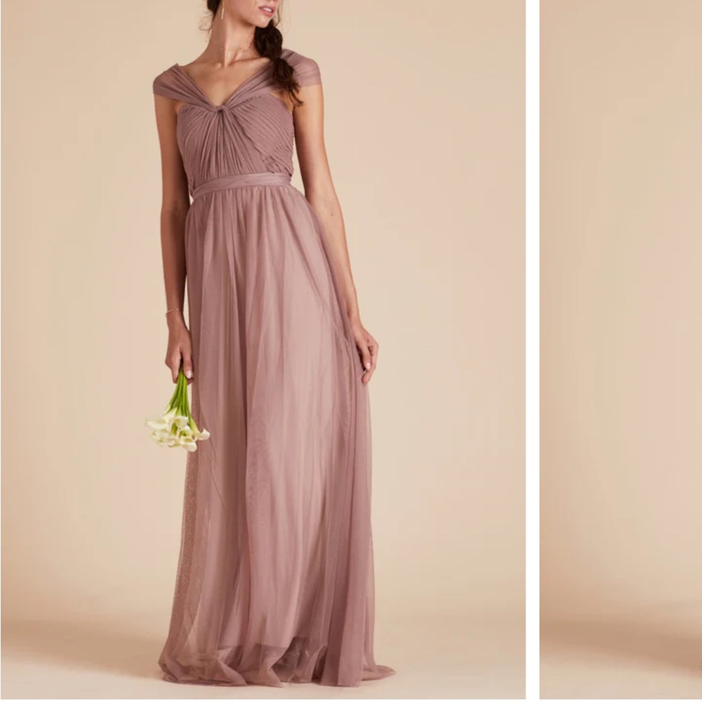 Birdy Grey Christina convertible dress in Sandy mauve tulle size M like new